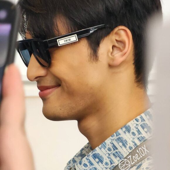 🕶️ New Dior DIORB23 R1I 20C0 Sunglasses - Shiny Red Havana Frame - Picture 3 of 11